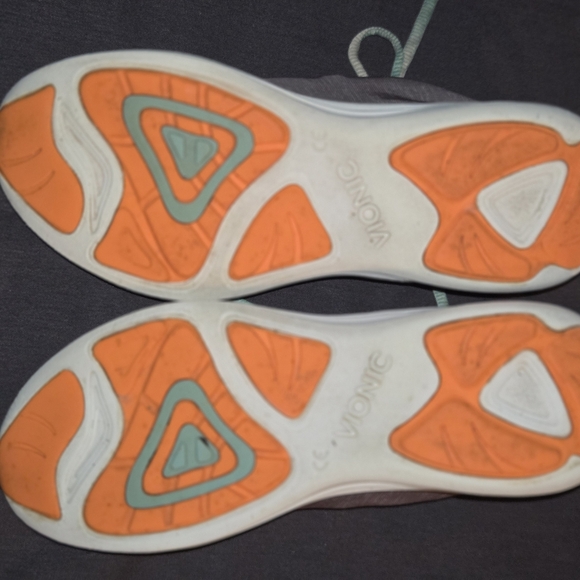 Vionic Women's Agile Fyn Athletic Low Sneakers Gray /Teal Fabric (335FYN) - Picture 4 of 4